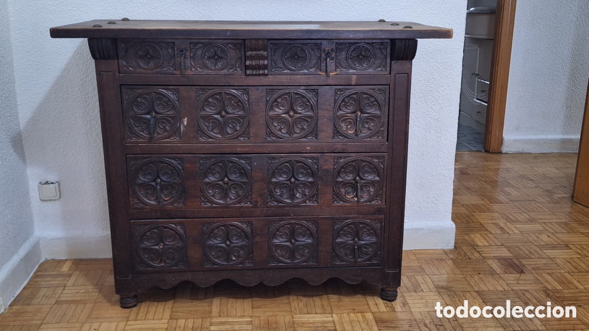 Antig&uuml;edades: Dormitorio antiguo de madera bien conservado - Foto 2