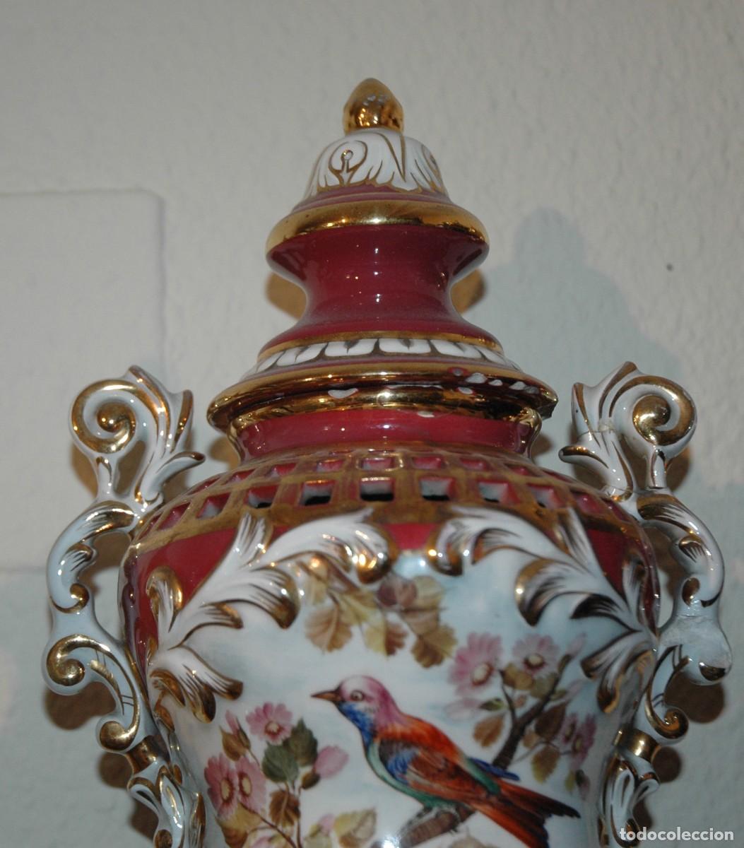 Antig&uuml;edades: JARRON DE PORCELANA ROJO - Foto 2