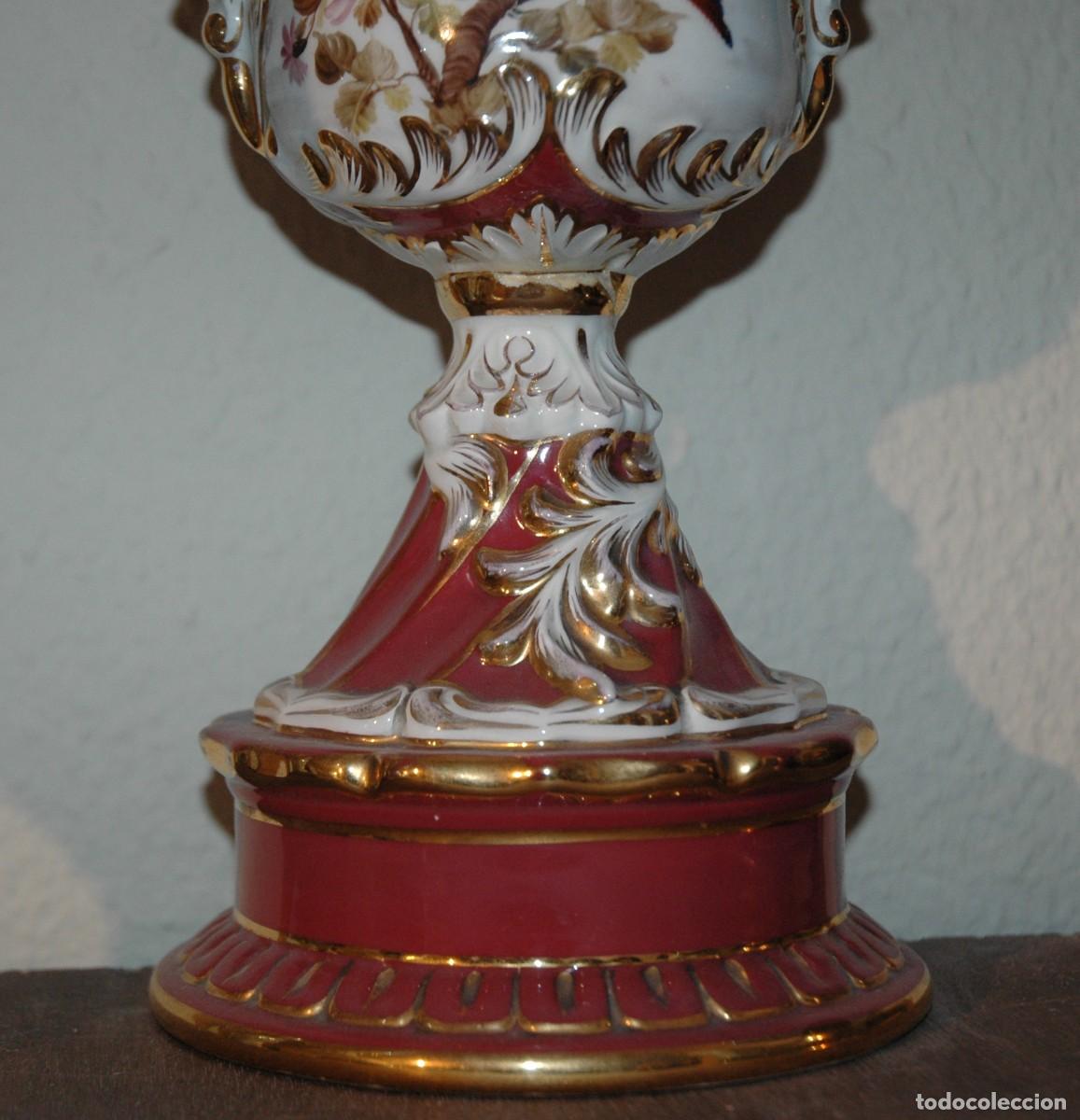 Antig&uuml;edades: JARRON DE PORCELANA ROJO - Foto 3