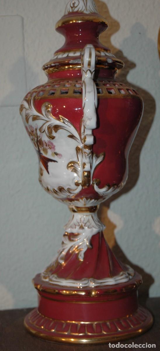 Antig&uuml;edades: JARRON DE PORCELANA ROJO - Foto 4