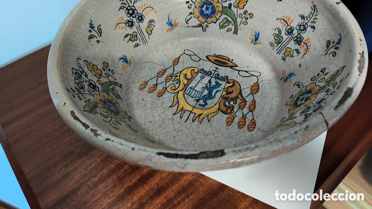 Antig&uuml;edades: Antiguo lebrillo de Talavera - Foto 4