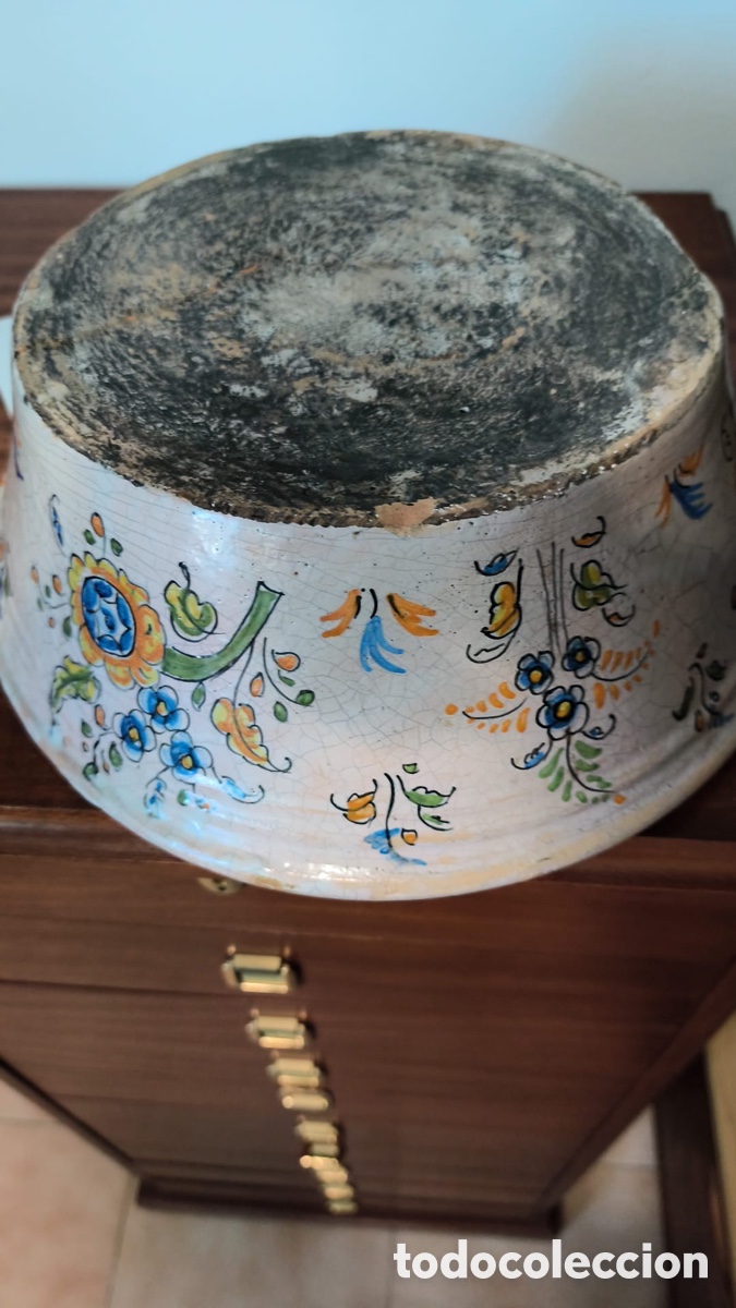 Antig&uuml;edades: Antiguo lebrillo de Talavera - Foto 5