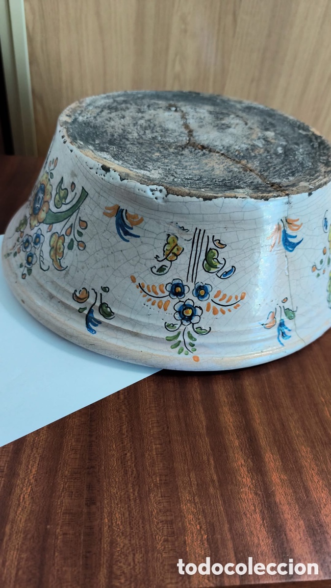 Antig&uuml;edades: Antiguo lebrillo de Talavera - Foto 9