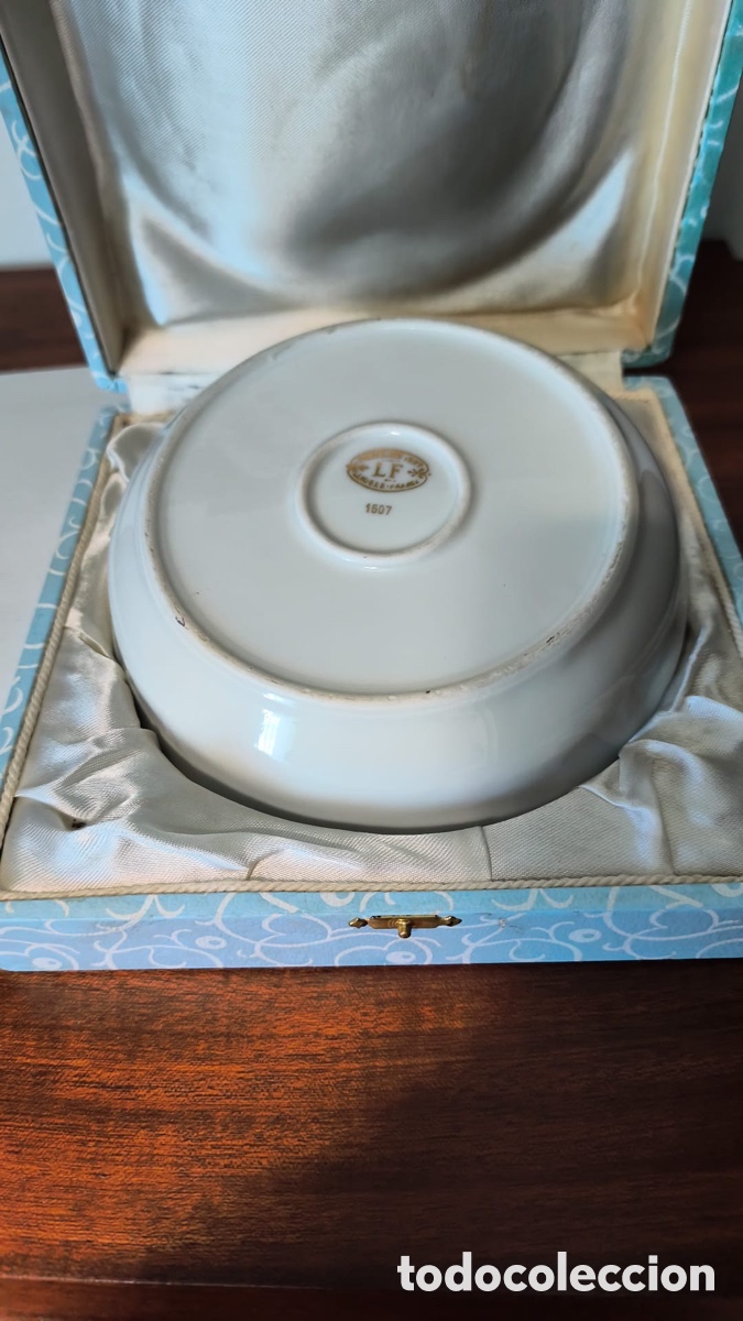 Antig&uuml;edades: Plato clienta comidas para beb&eacute;s de Limoges - Foto 4