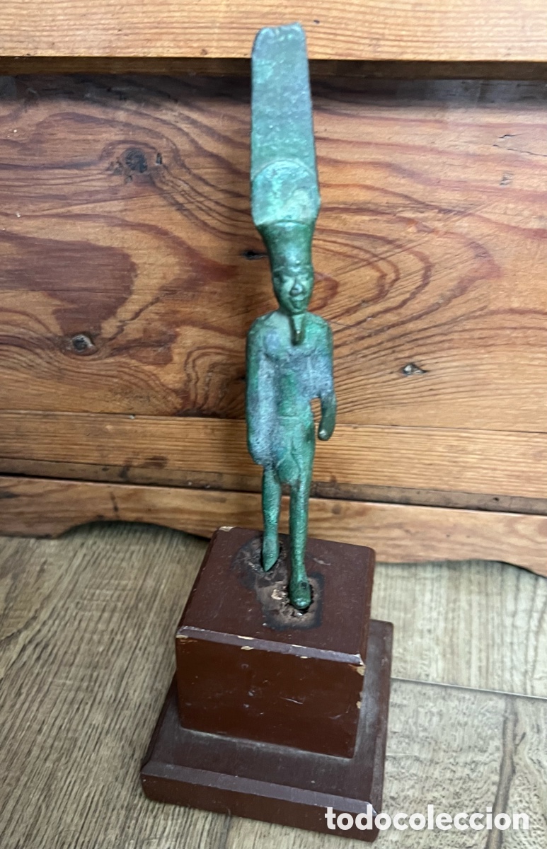 Antig&uuml;edades: Estatua de bronce de Am&oacute;n-Ra - Foto 13