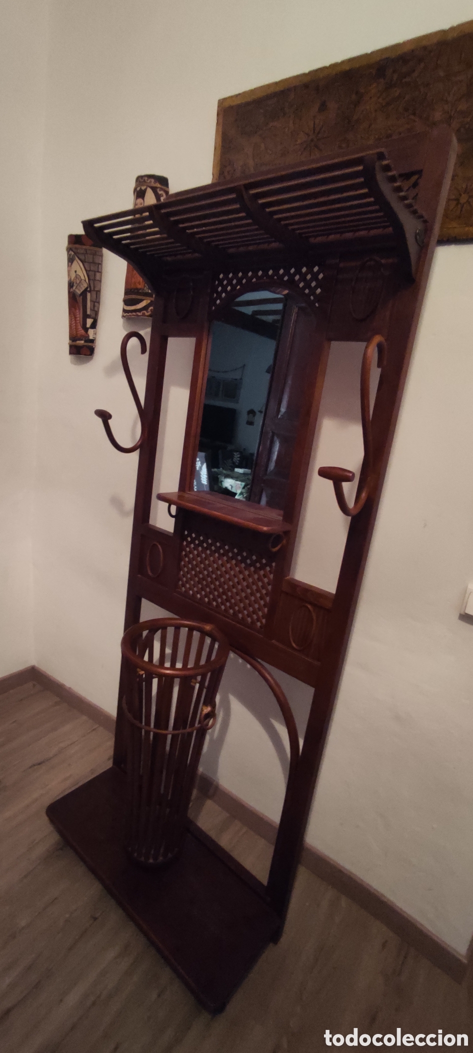 Antig&uuml;edades: Mueble recibidor tipo Thonet - Foto 10