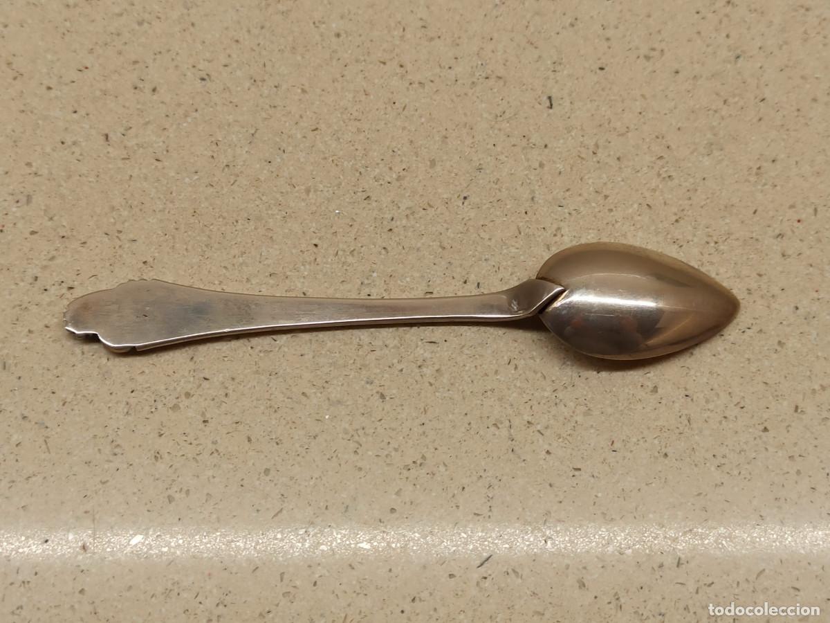 Antig&uuml;edades: Cuchara Plata Mango Flor - Foto 2