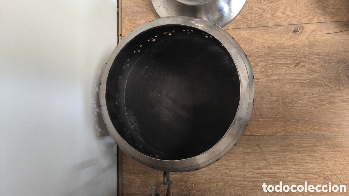 Antig&uuml;edades: CAFETERA SAMOVAR GRANDE ANTIGUA 2 CONPARTIMENTOS - Foto 4