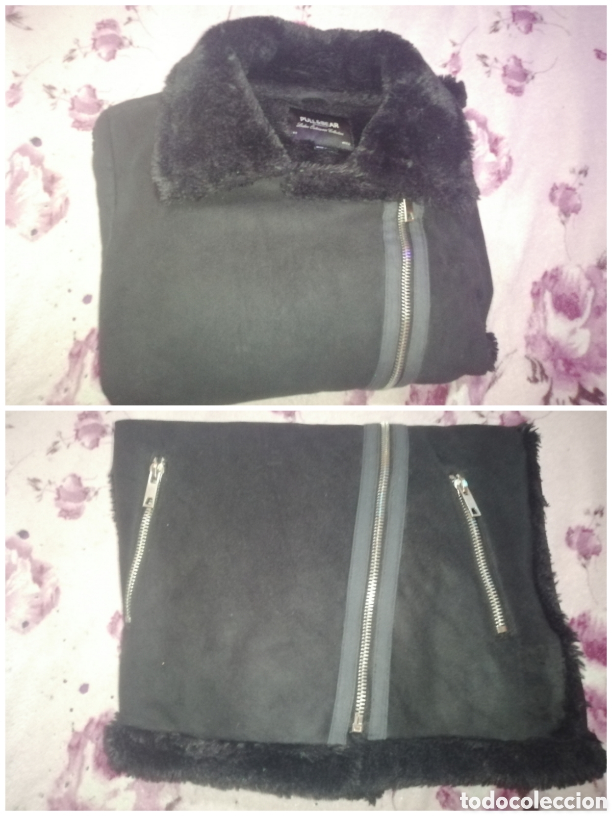 Antig&uuml;edades: Abrigo Pull&Bear Talla S &rdquo;LEER&rdquo; - Foto 9