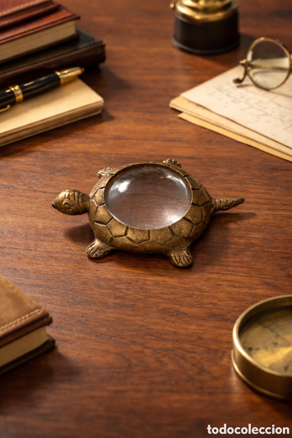 Oggetti Antichi: Lupa antigua en forma de tortuga &ndash; Bronce