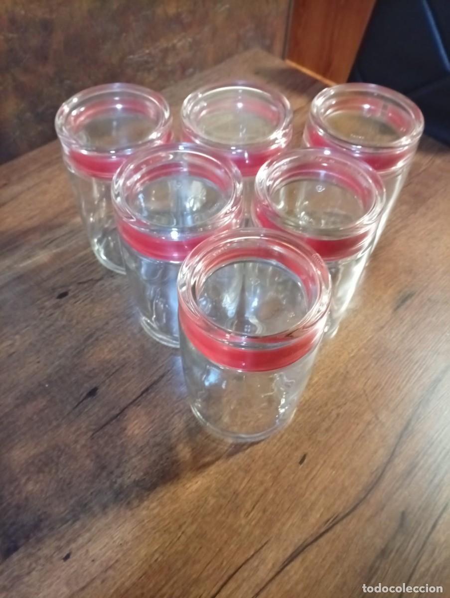 Antig&uuml;edades: LOTE DE 6 TARROS DE CRISTAL GRUESO-MADE IN ITALIA(NUEVOS)
