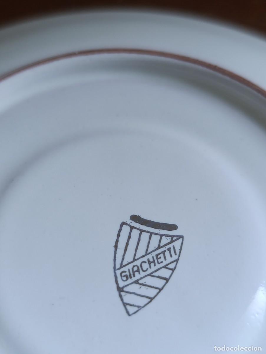 Antig&uuml;edades: Bonito platillo de porcelana Giachetti - Foto 5