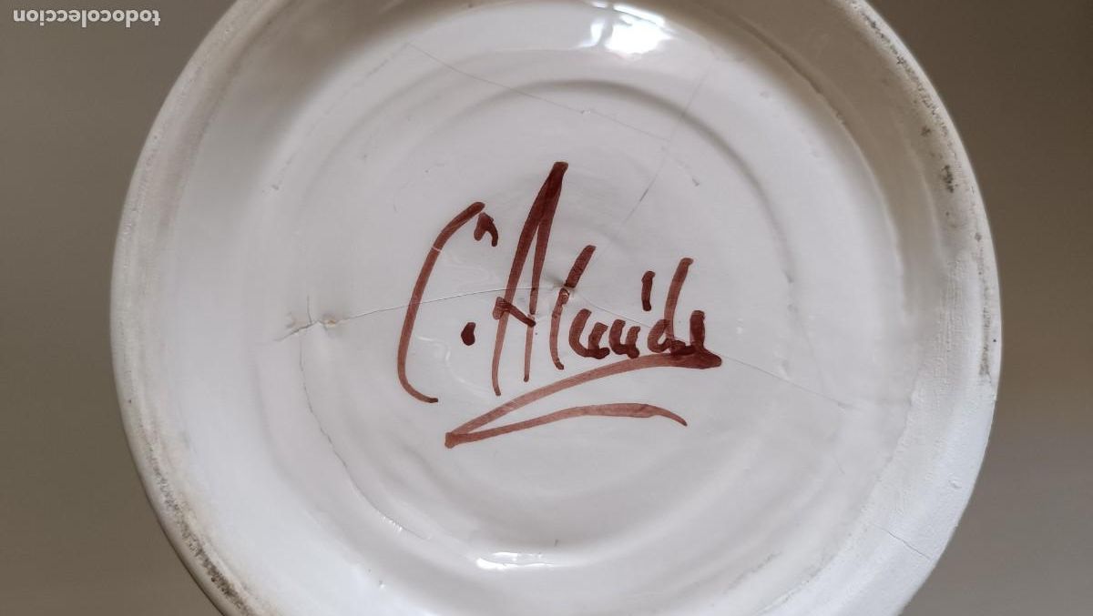 Antig&uuml;edades: Jarr&oacute;n pintado a mano - Foto 7