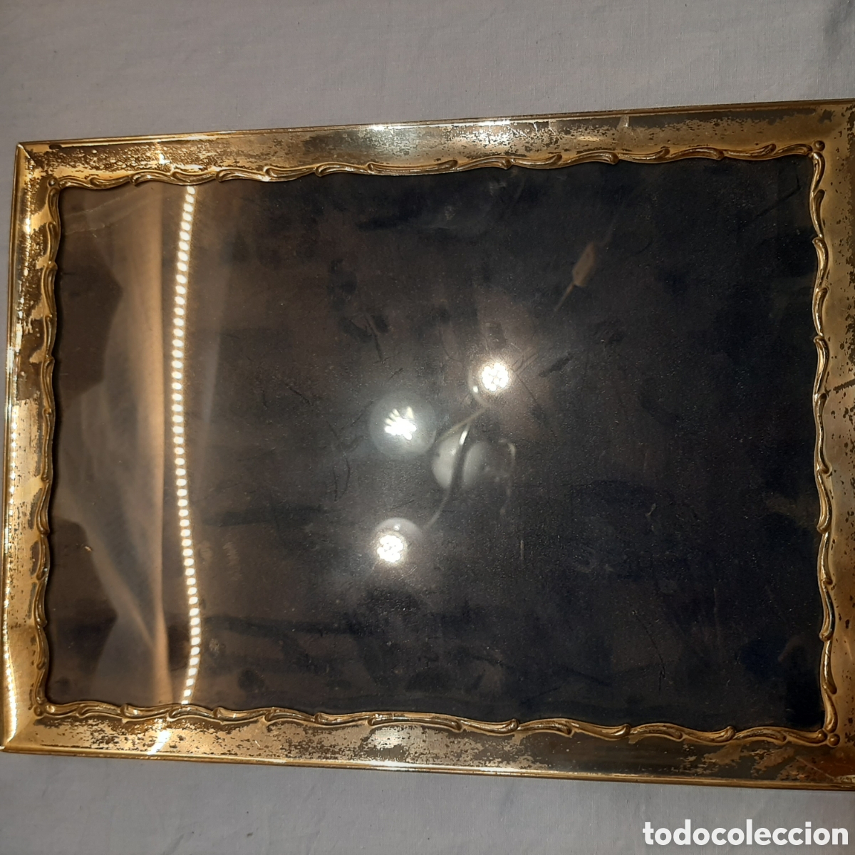 Antig&uuml;edades: Bonito marc&oacute; de plata