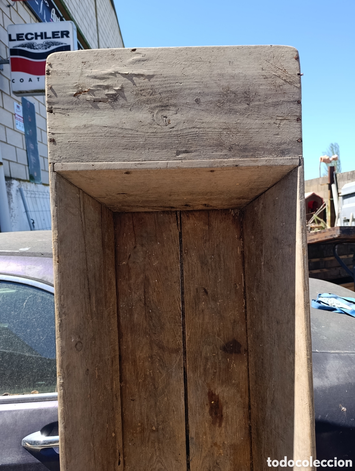 Antig&uuml;edades: Artesa antigua de madera. - Foto 2