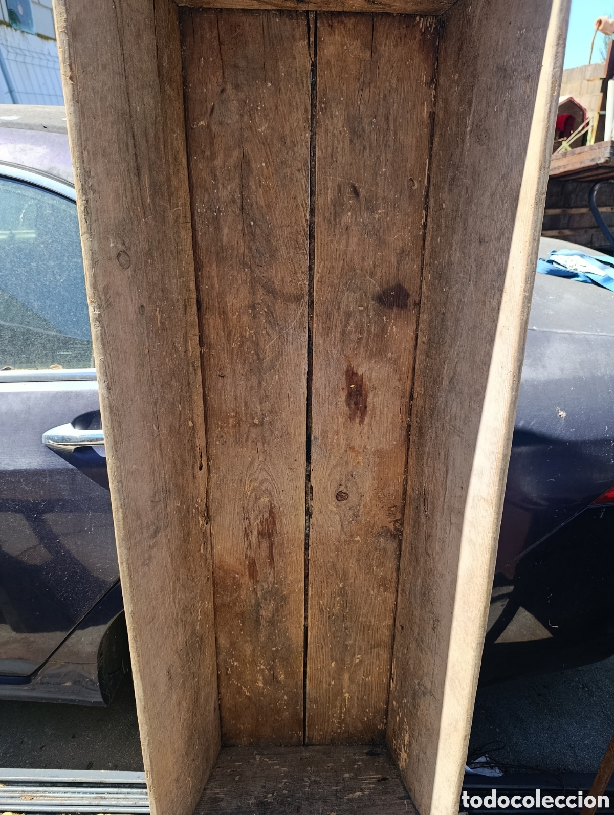 Antig&uuml;edades: Artesa antigua de madera. - Foto 3