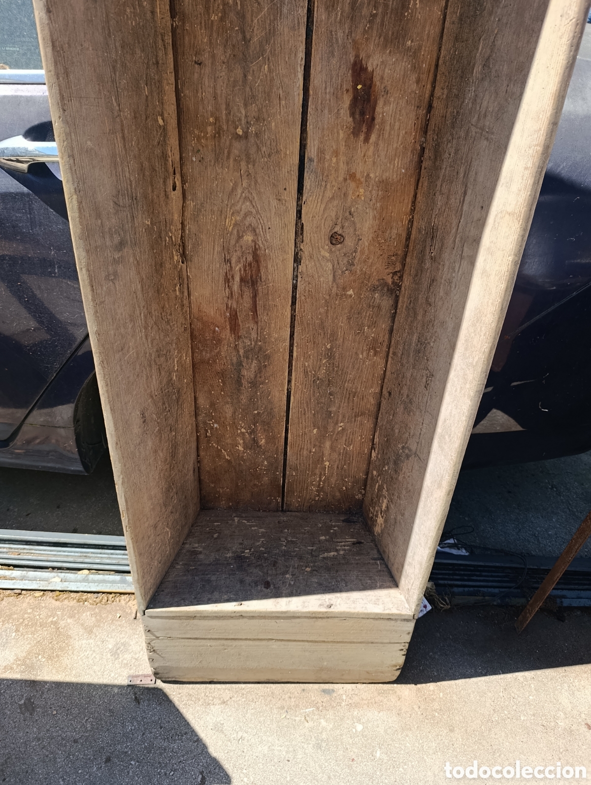 Antig&uuml;edades: Artesa antigua de madera. - Foto 4