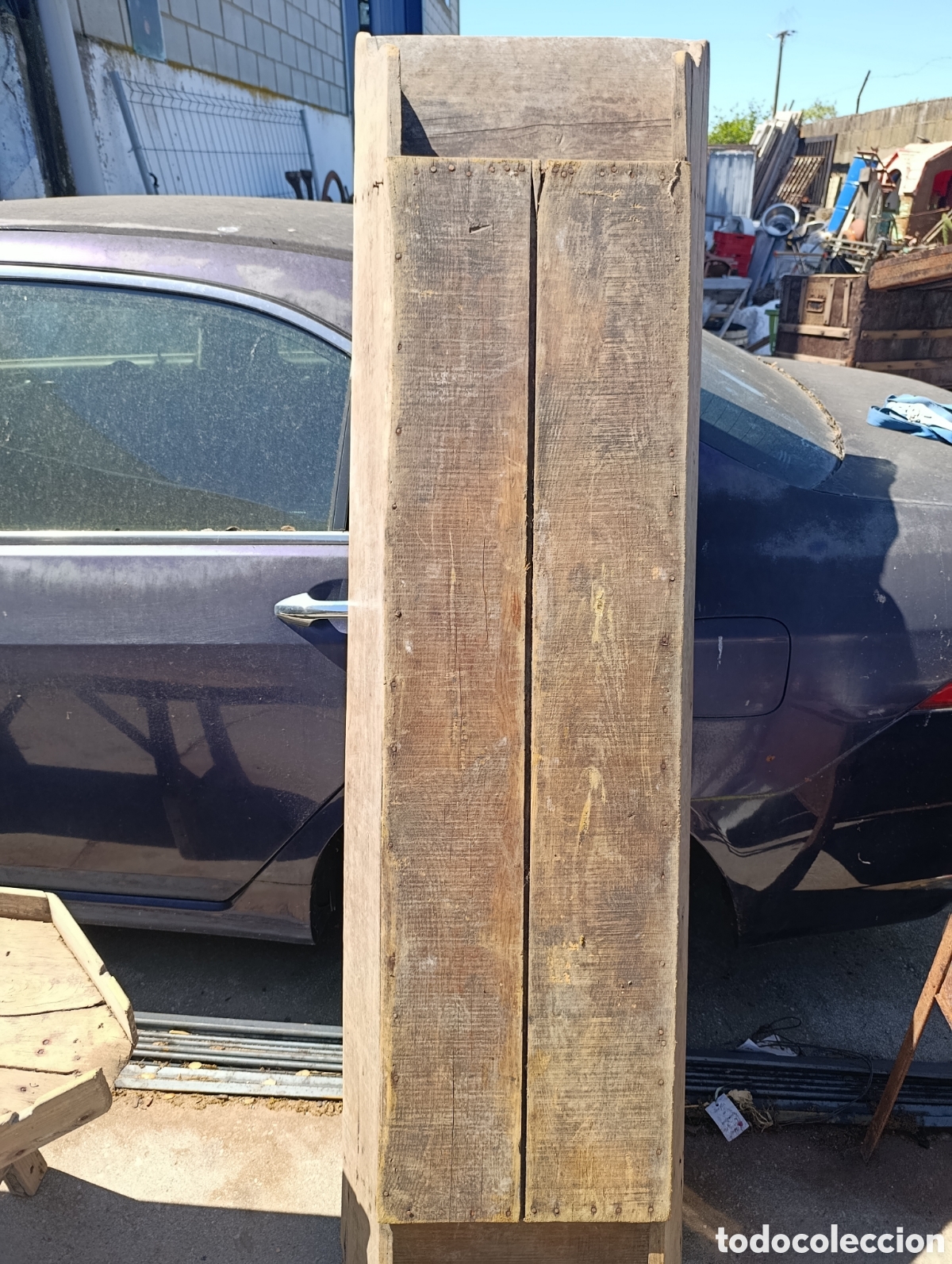 Antig&uuml;edades: Artesa antigua de madera. - Foto 6