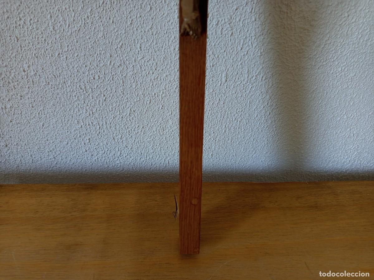 Antig&uuml;edades: Antiguo Crucifijo de Madera - Foto 4