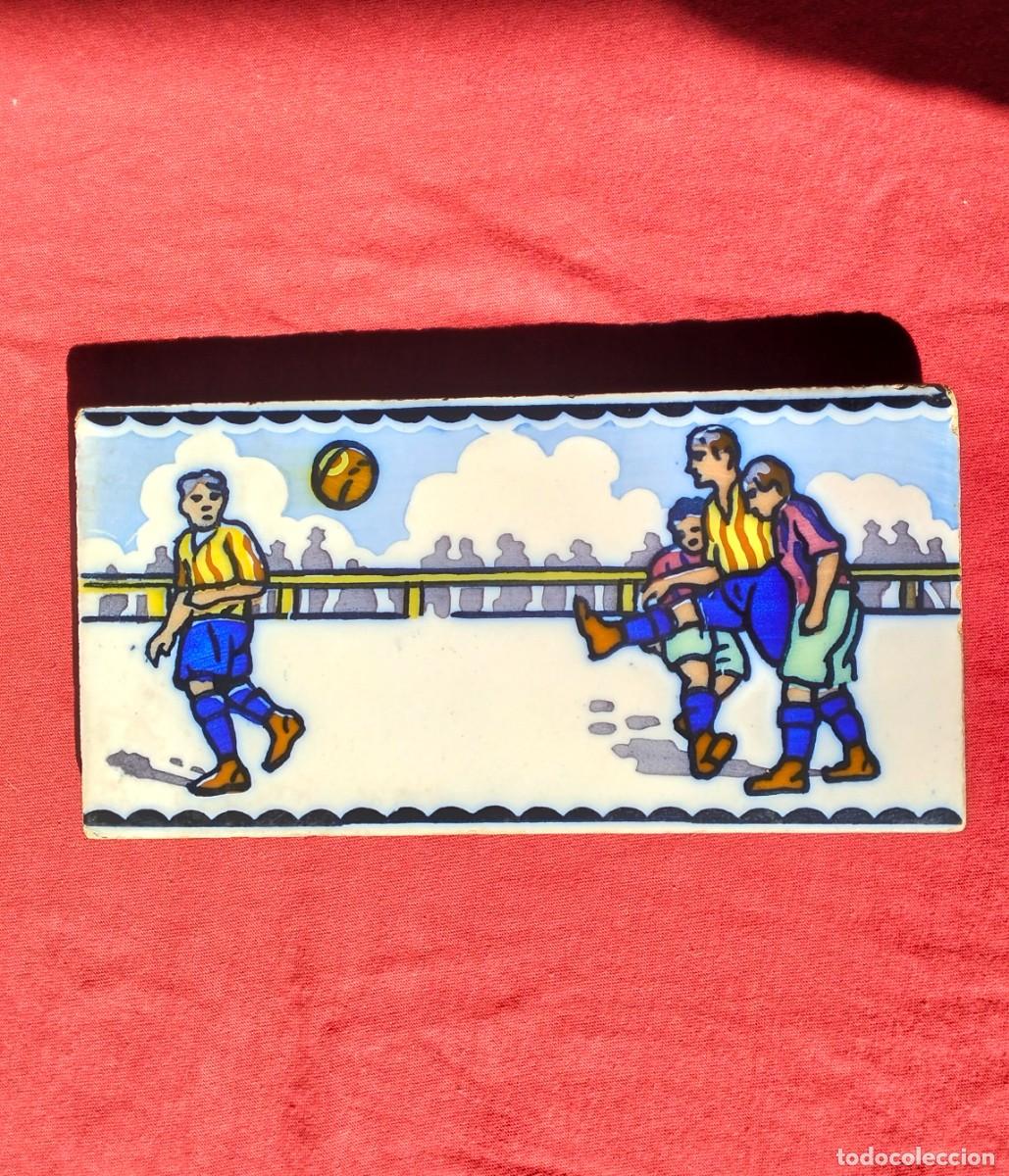 Oggetti Antichi: AZULEJO/RAJOLA DE FUTBOL, PPOS S XX,ANTIGUA