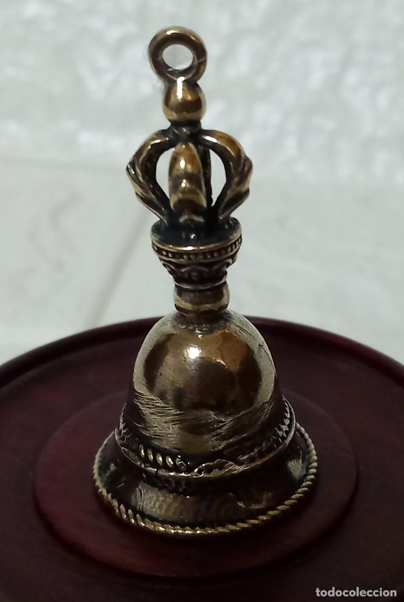 Antiguidades: CAMPANILLA DE BRONCE CLASICA - CON BADAJO