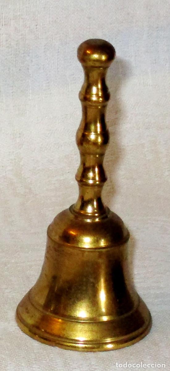 Antig&uuml;edades: CAMPANILLA DE BRONCE - CON BADAJO - Foto 1