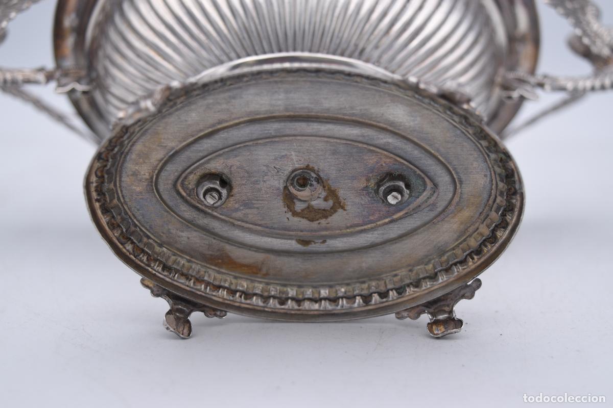 Antig&uuml;edades: Centro de mesa / bombonera de plata .925 - Foto 17