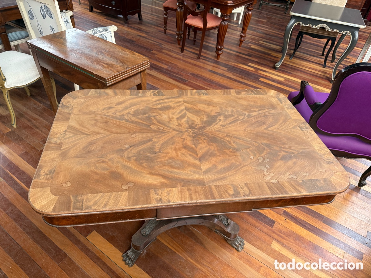 Antig&uuml;edades: Guerid&oacute;n Velador mesa de centro - Foto 10