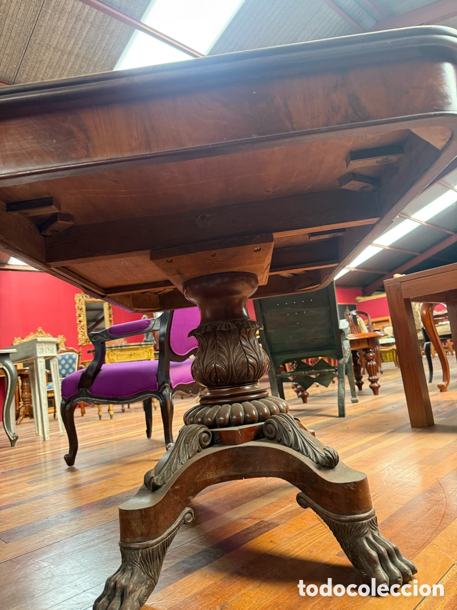 Antig&uuml;edades: Guerid&oacute;n Velador mesa de centro - Foto 11