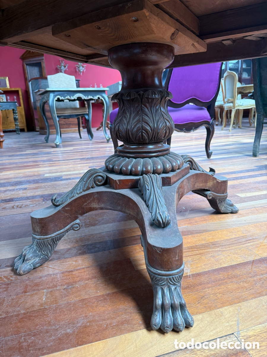 Antig&uuml;edades: Guerid&oacute;n Velador mesa de centro - Foto 13