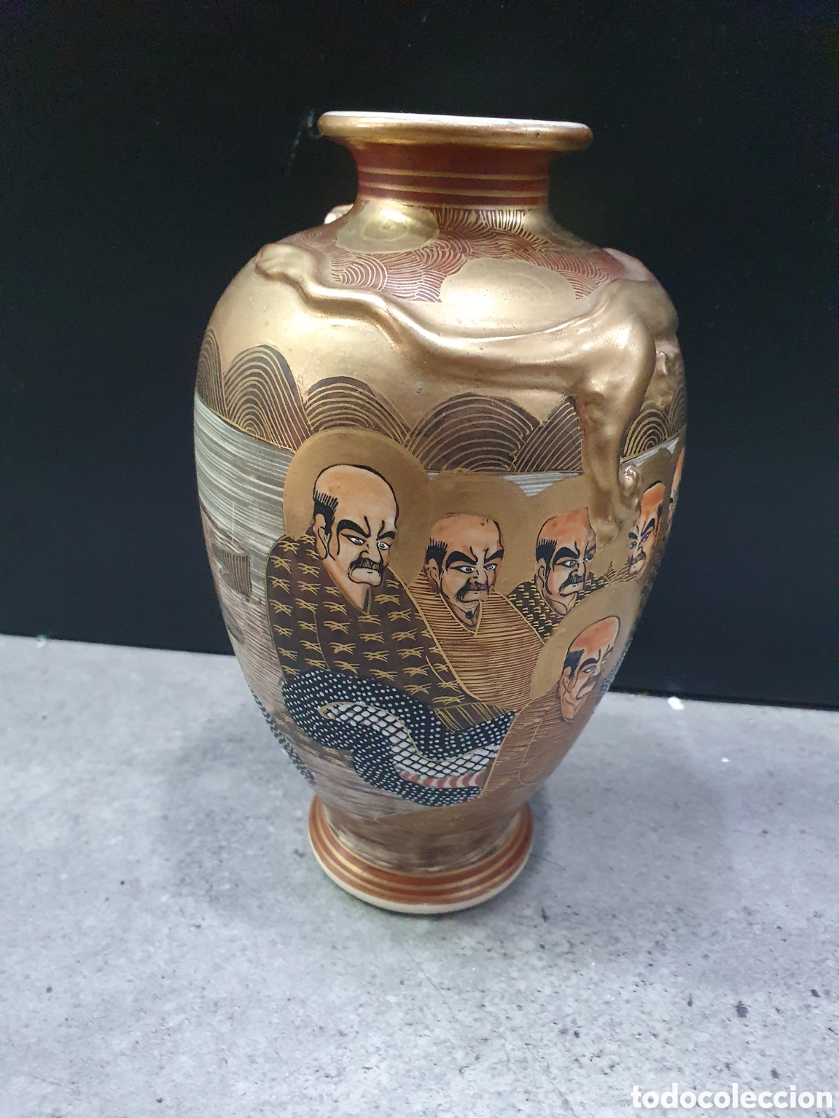 Antig&uuml;edades: SALIDA 0.01&euro;. Antiguo jarron Satsuma original. Ver fotos.