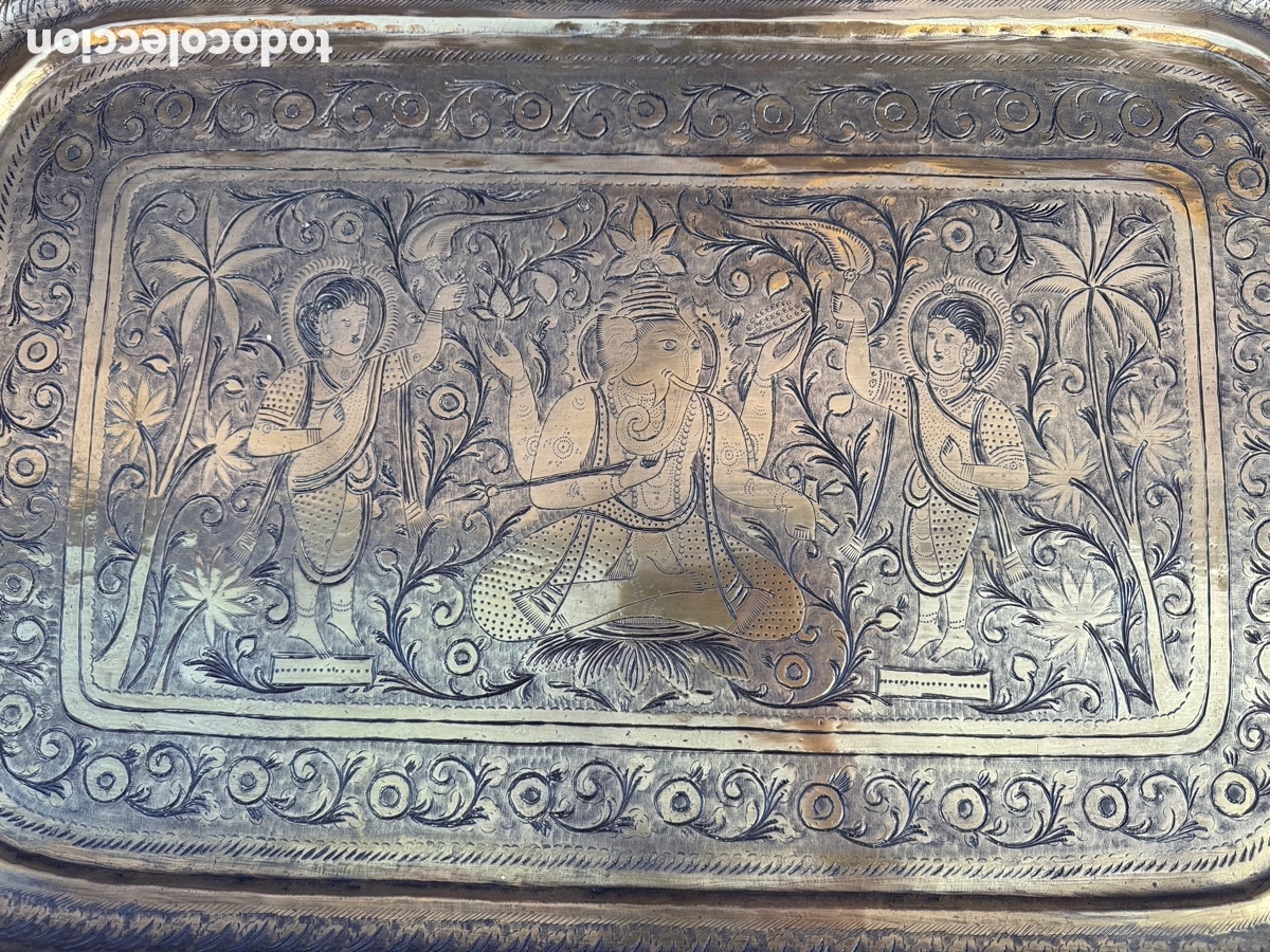 Antig&uuml;edades: Bandeja labrada en BRONCE - Foto 3