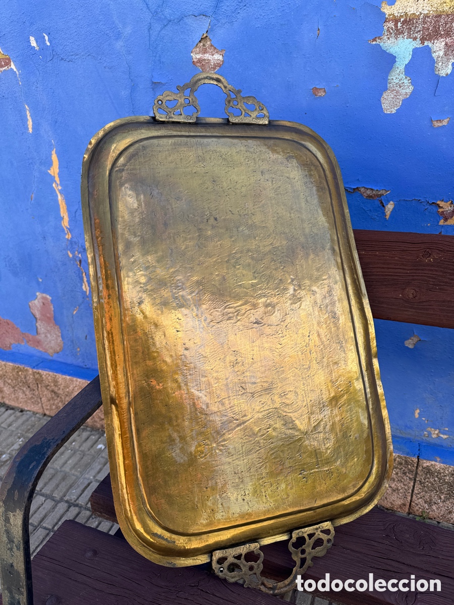 Antig&uuml;edades: Bandeja labrada en BRONCE - Foto 5