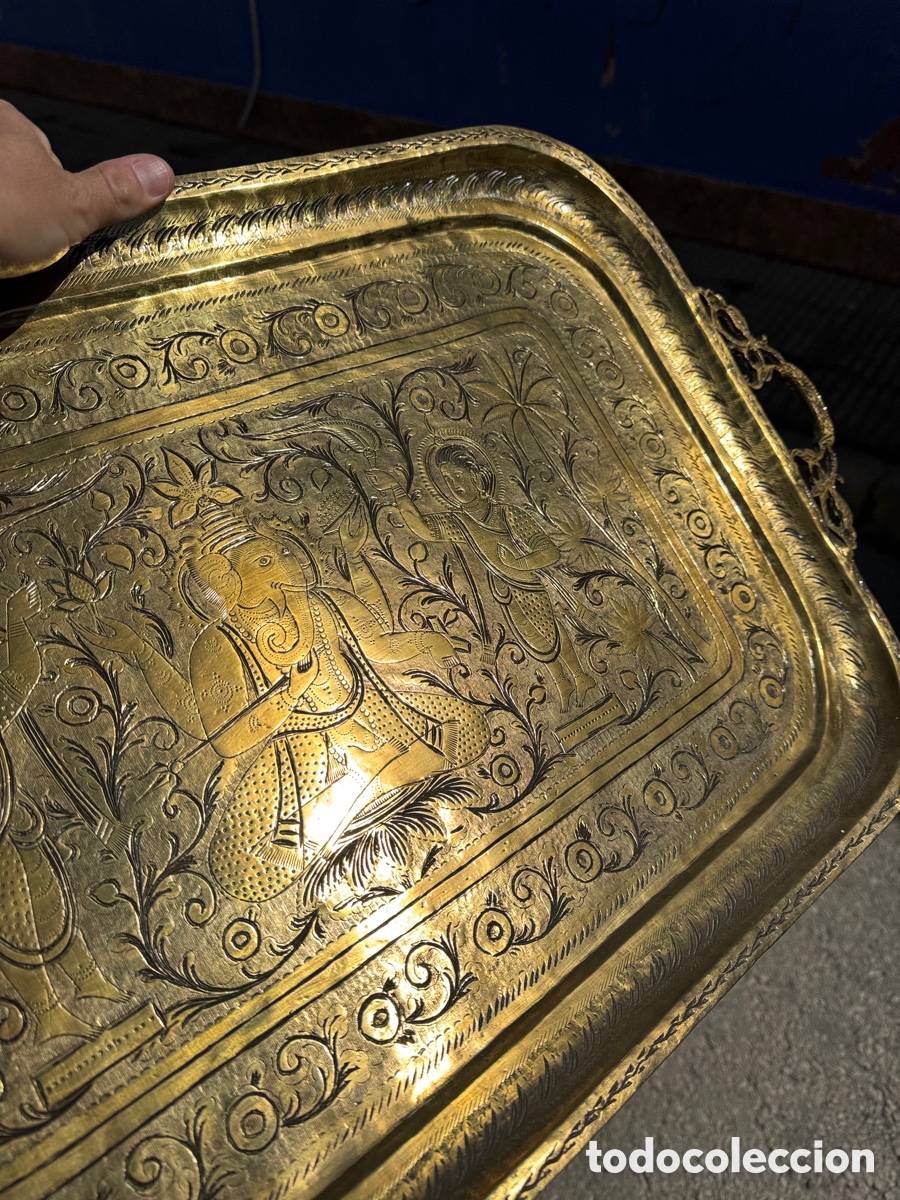 Antig&uuml;edades: Bandeja labrada en BRONCE - Foto 6