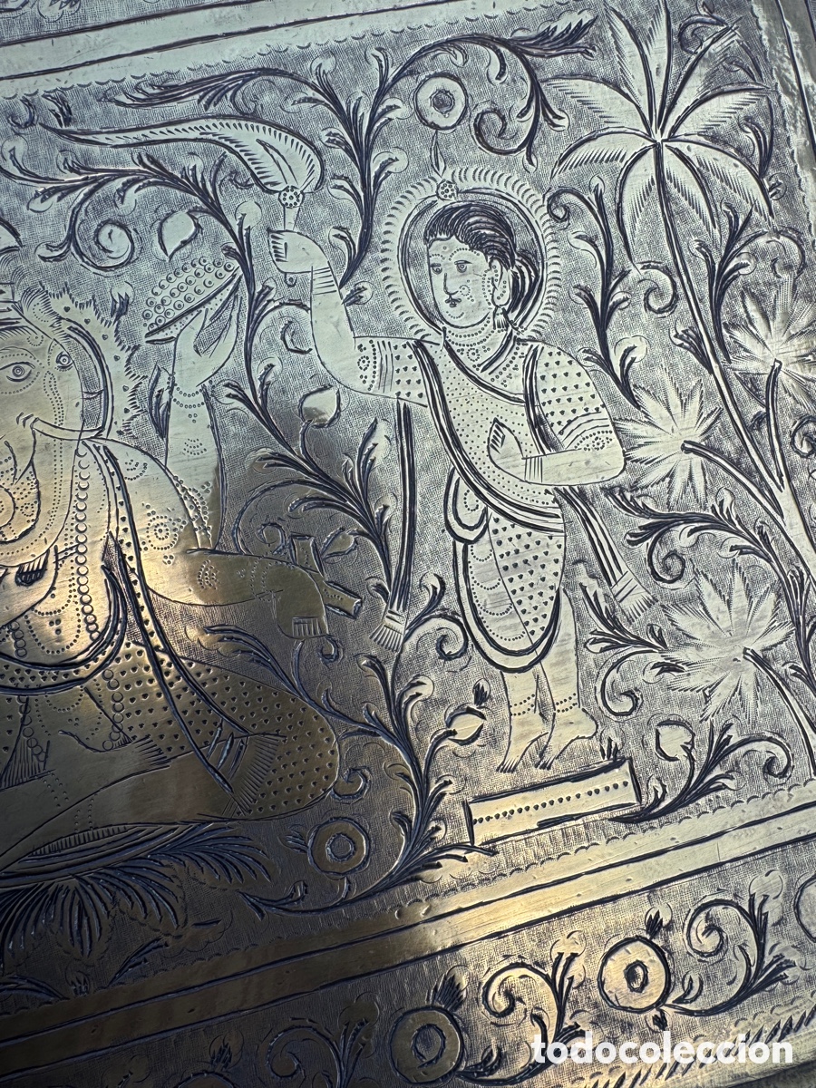 Antig&uuml;edades: Bandeja labrada en BRONCE - Foto 7