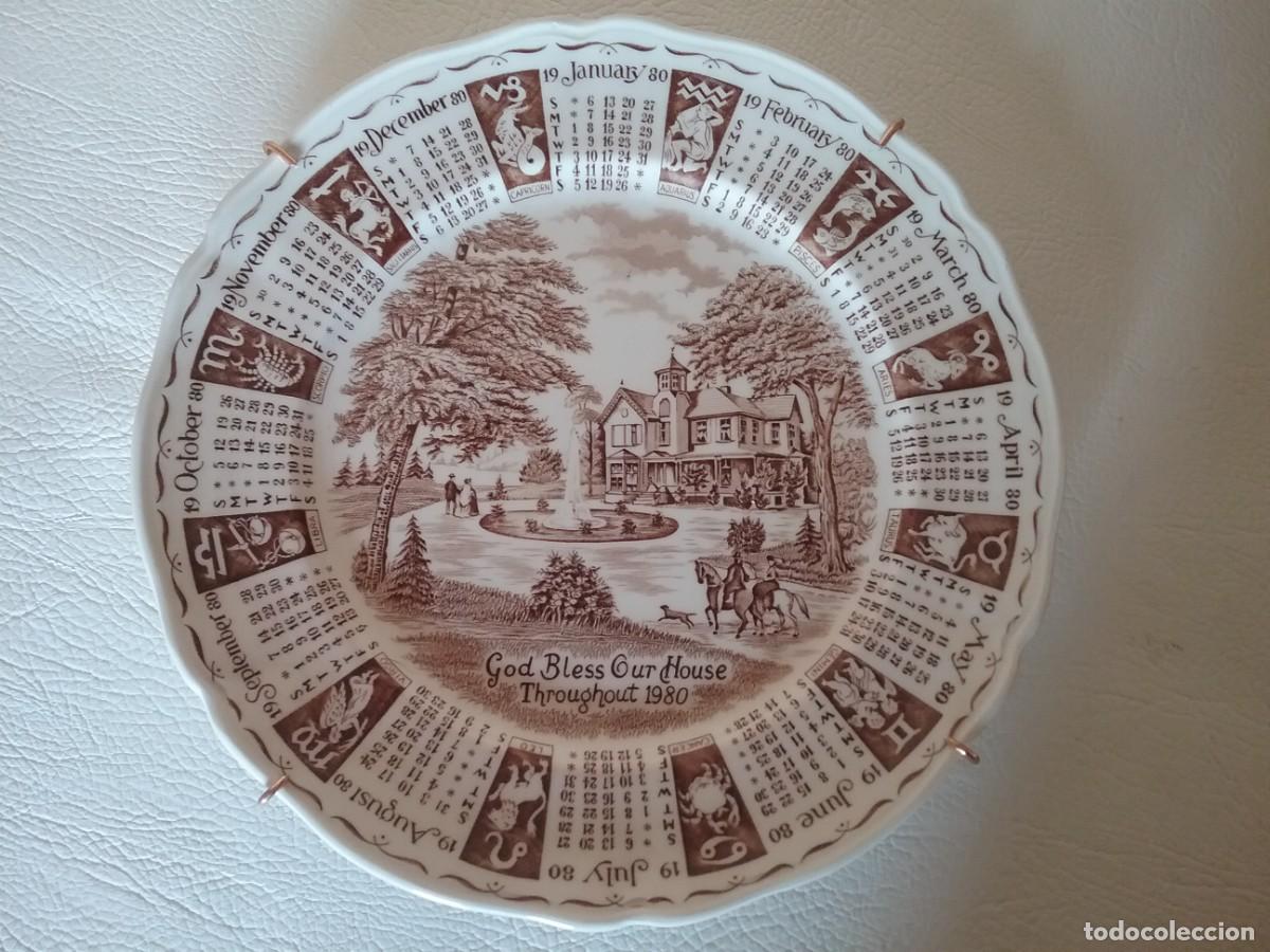 Antiques: PLATO DE COLECCION HOROSCOPO FABRICADO POR RINGTONS LTD BY MYOTT