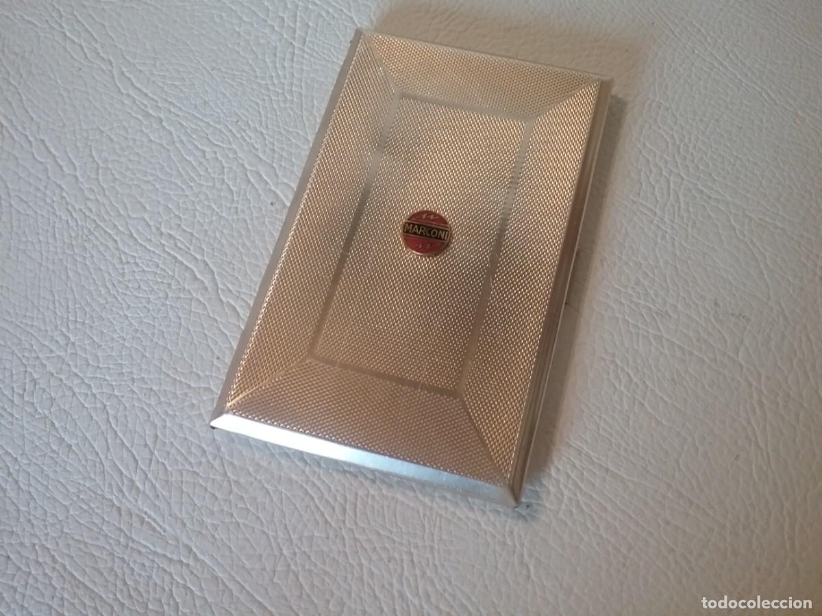 Antiguidades: ANTIGUA CAJA METALICA MARCONI A&Ntilde;OS 50-60