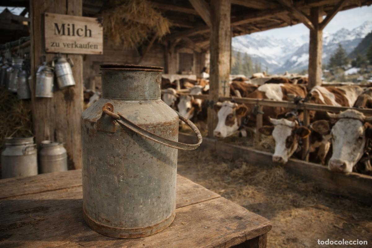 Oggetti Antichi: LECHERA contenedor de leche