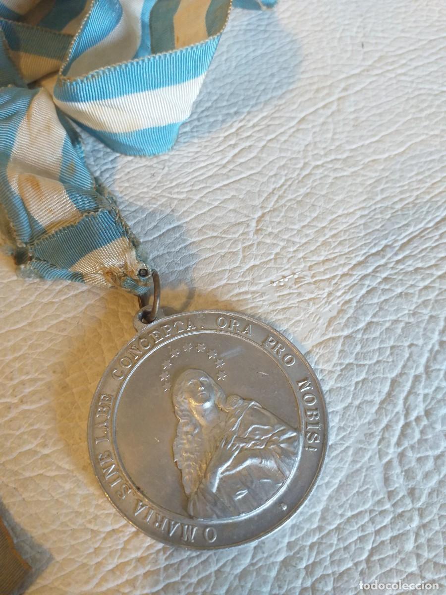 Antiguidades: MEDALLA O MARIA SINE LABE CONCEPTA ORA PRO NOBIS