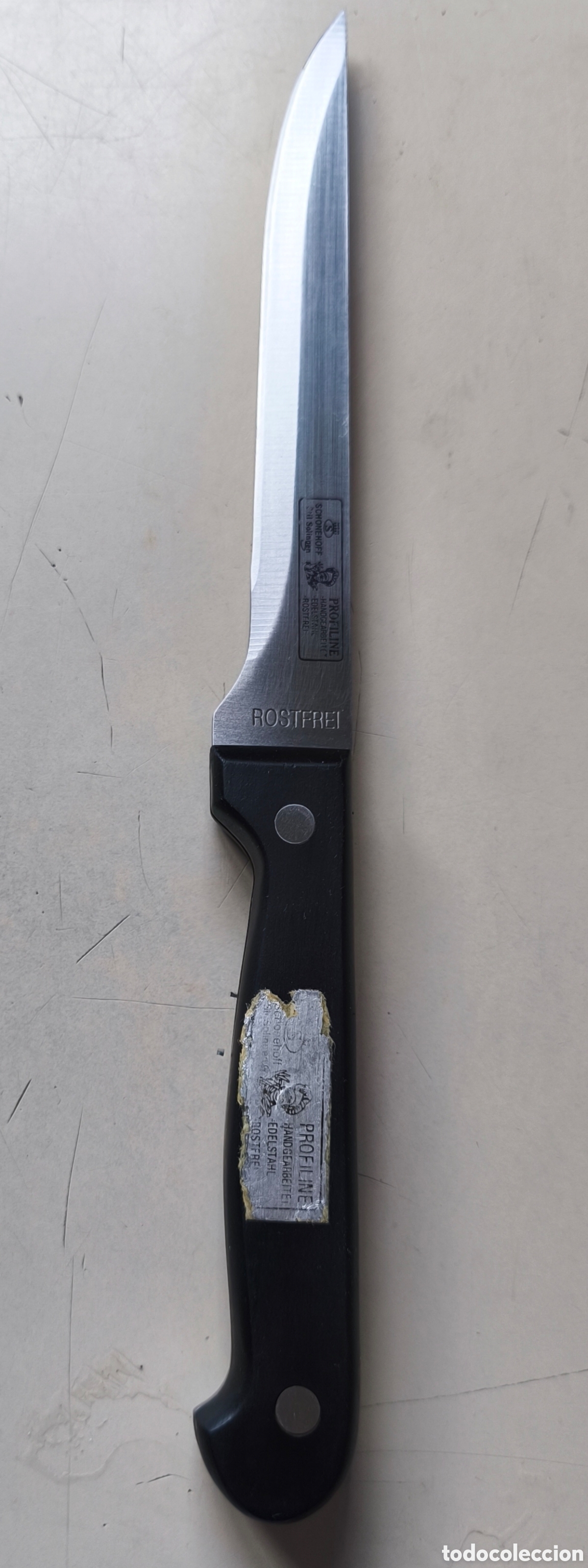 Antig&uuml;edades: Cuchillo de chef Solingen Profiline- Handgearbeitet - Foto 1
