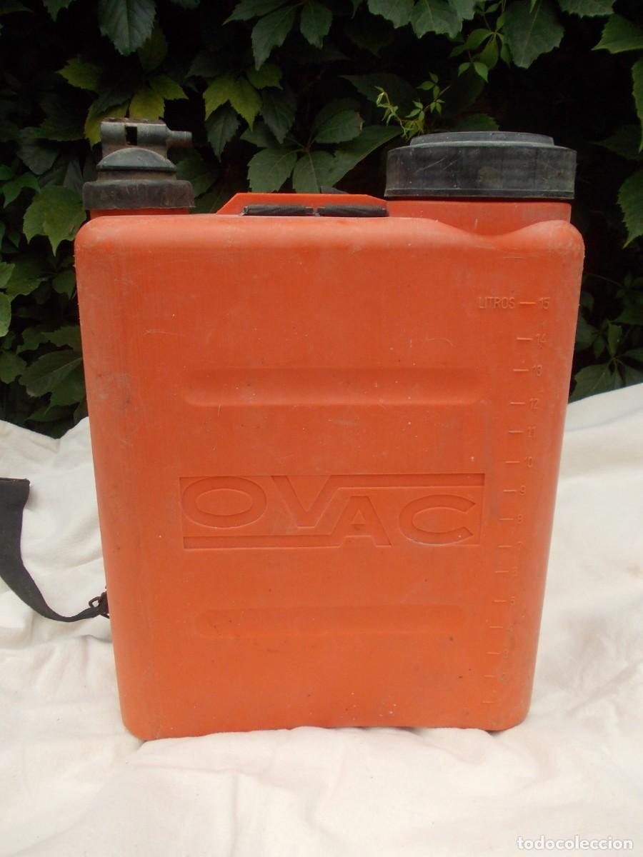 Oggetti Antichi: Mochila pulverizadora OVAC 15 litros dep&oacute;sito agr&iacute;cola vintage jardiner&iacute;a