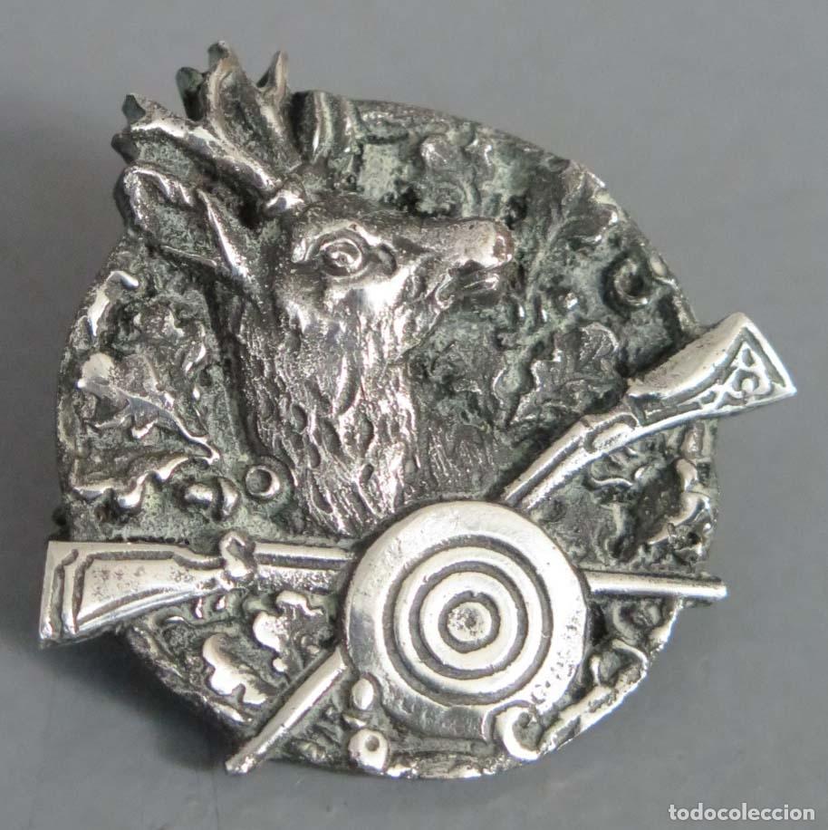 Antig&uuml;edades: BROCHE. CORZO. PLATA. HACIA 1940 - Foto 2