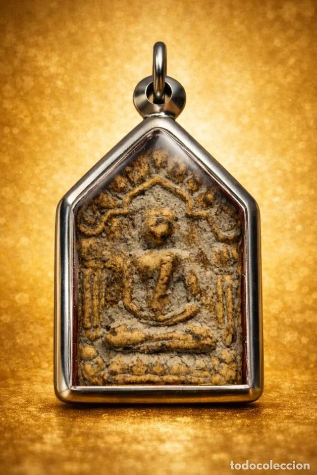 Antig&uuml;edades: Amuleto Buda Antiguo &Uacute;nico Relicario