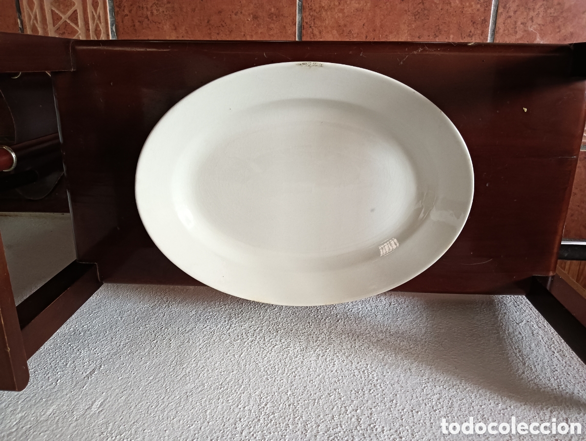 Antig&uuml;edades: Bandeja de La Cartuja. A&ntilde;os 50.