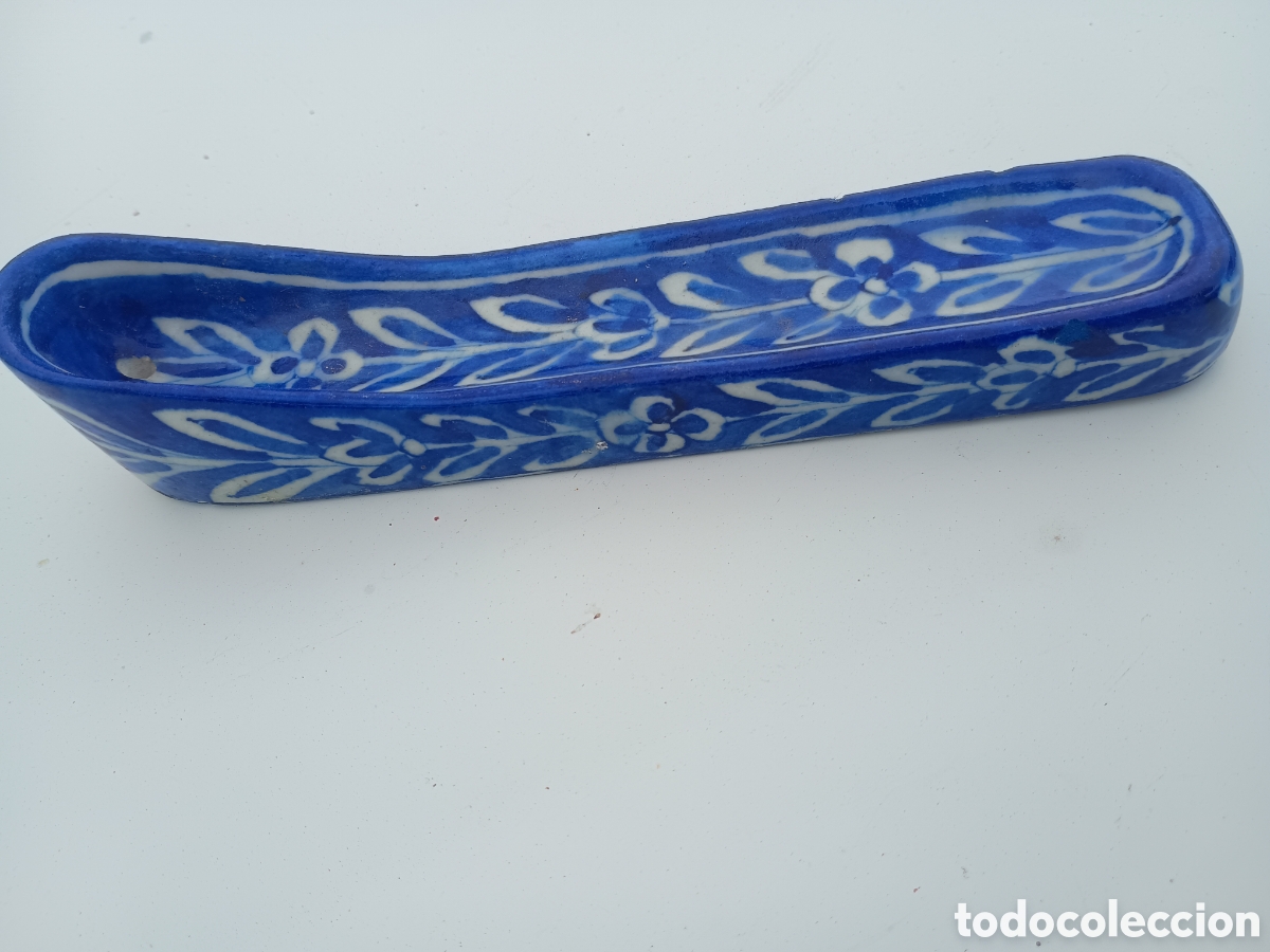 Antig&uuml;edades: Quemador incienso sahumerio azul