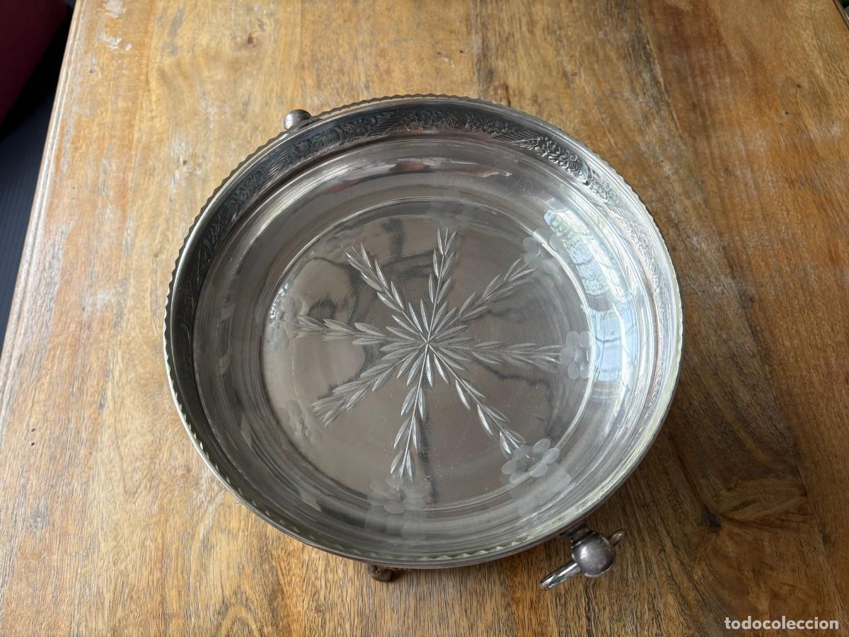 Antig&uuml;edades: Frutero Centro de Mesa Plateada - Foto 3