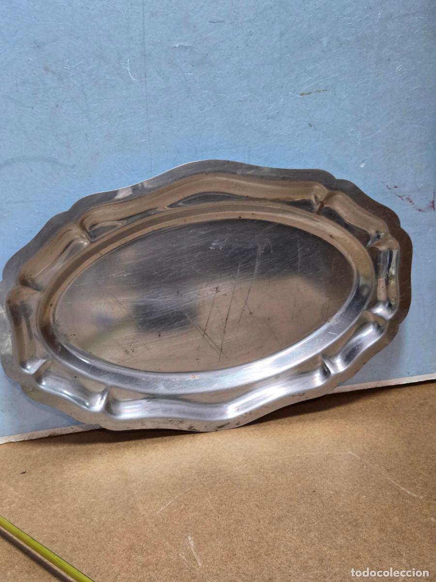 Antig&uuml;edades: bandeja de acero vintage - Foto 1