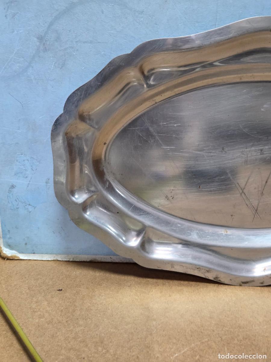 Antig&uuml;edades: bandeja de acero vintage - Foto 2