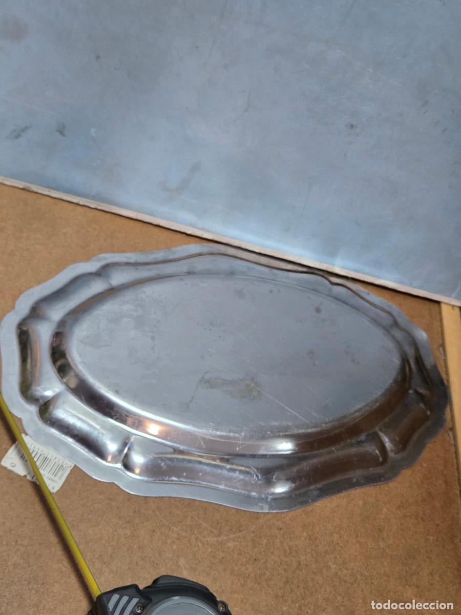 Antig&uuml;edades: bandeja de acero vintage - Foto 3