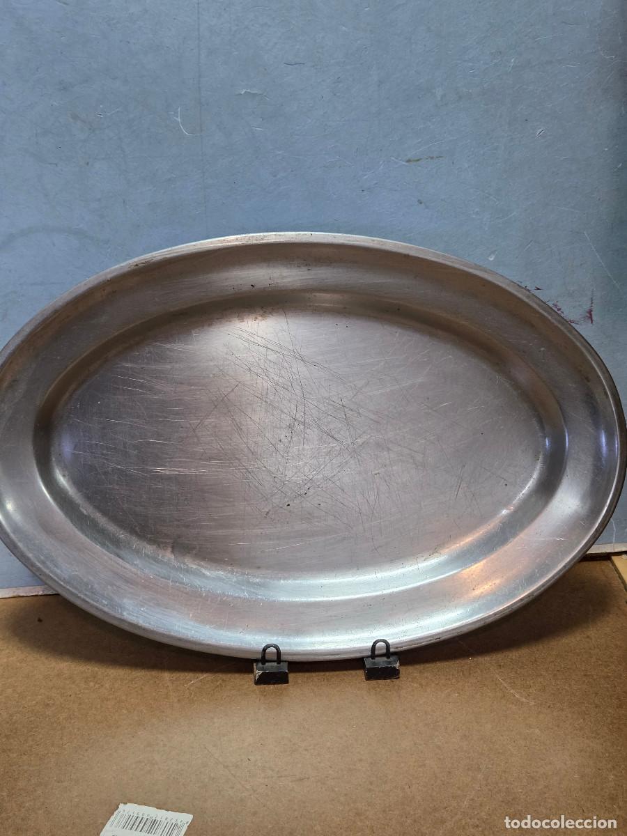 Antig&uuml;edades: bandeja de acero vintage - Foto 1